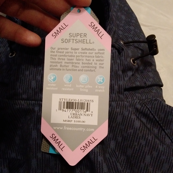 NWT Free Country Super Softshell Small - Picture 2 of 8